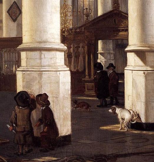 Emanuel de Witte Interior of the Oude Kerk, Delft Germany oil painting art